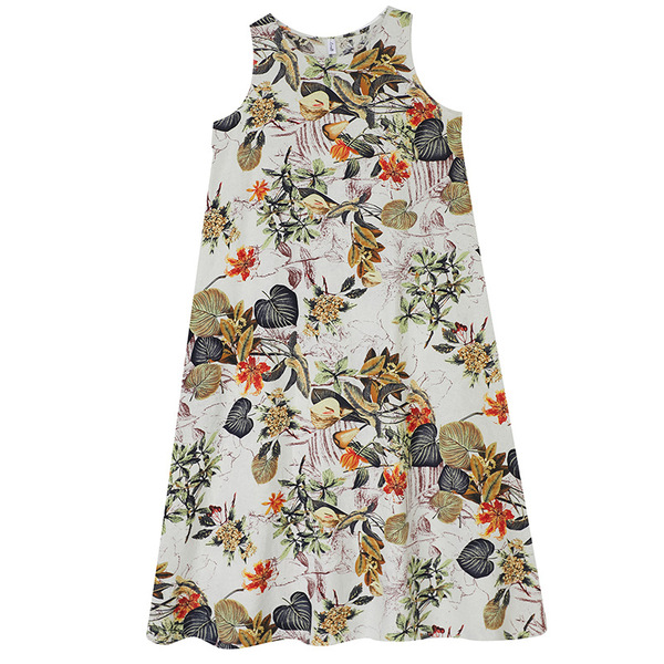 Summer retro ethnic long skirt