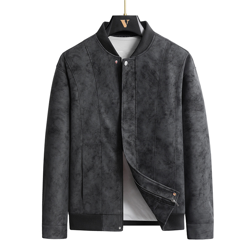 autumn baseball velvet men's jacket for leisure