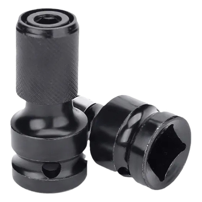 Cabeza de conversión de llave eléctrica conector de conversión de manguito de resorte telescópico 1/2 a 1/4 cabeza de conversión de llave eléctrica hexagonal al por mayor