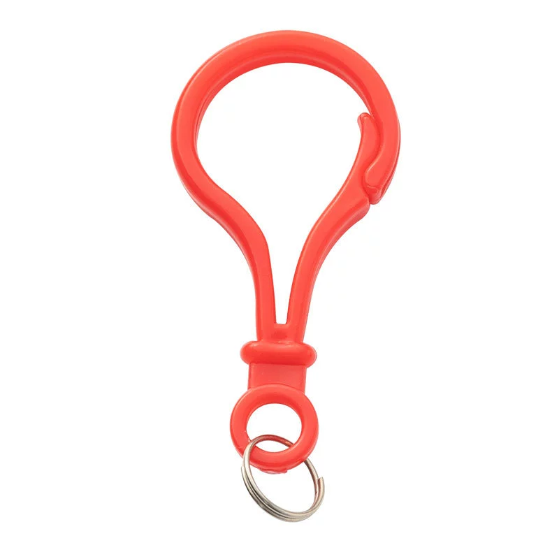 Handmade Keychain Clip, Plastic Bulb Pendant, Multi-color Small Accessory, 18 g