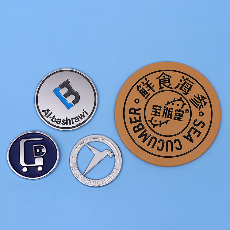 塑料电镀车标制作ABS注塑铭牌镀铬立体文字母分体车尾车身贴标牌