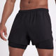 Running Shorts Men's Professional Marathon Track and Field Three-point Pants with Lined Double-layer Pants Sports Fitness Mobile Phone