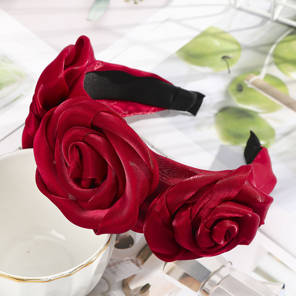 Retro Flower Cloth Hair Band display picture 5