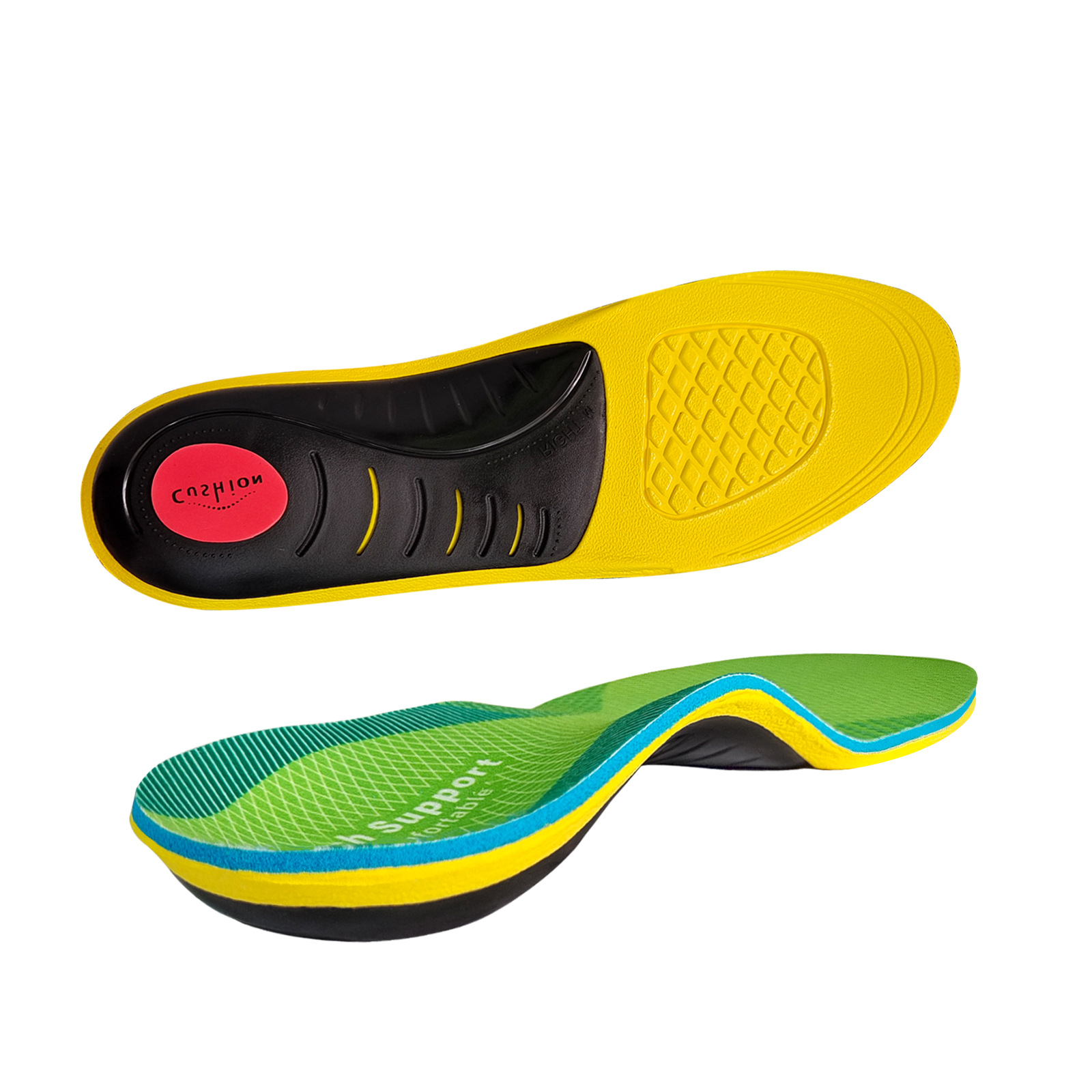 Corrective insoles with depreciation