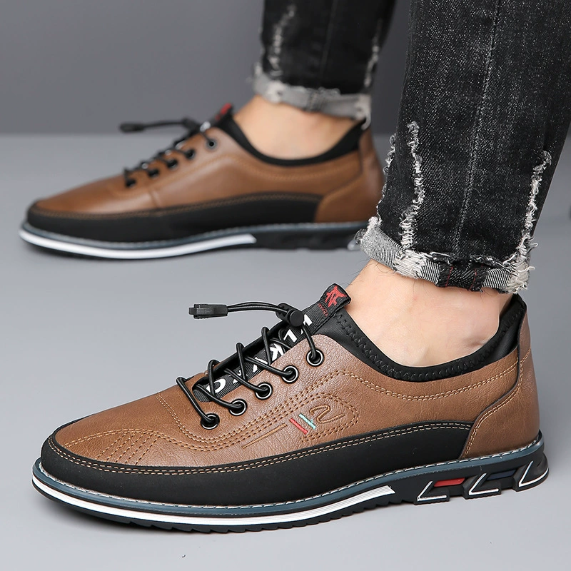 Footwear for leisure, fashionable comfortable shoes for leather shoes, (Cross-border trading), plus size