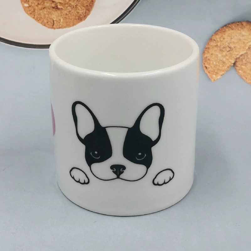 Именная рождественская детская кружка Mark, милый мультяшный маленький животный стакан, жаропрочная усиленная фарфоровая керамическая кружка высокой ценности