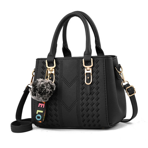 〖Women's Bag〗2025 Trendy European and American Style Handbag Large Capacity Tassel Pendant Simple Shoulder Crossbody Bag