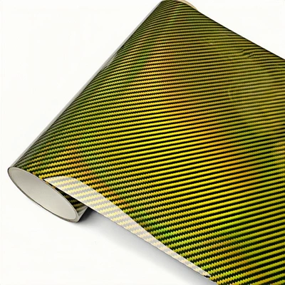 Auto Color Change Film Car Color-Changing Film, Rearview Mirror - pet-laser-carbon-brazing-gold-152m16m