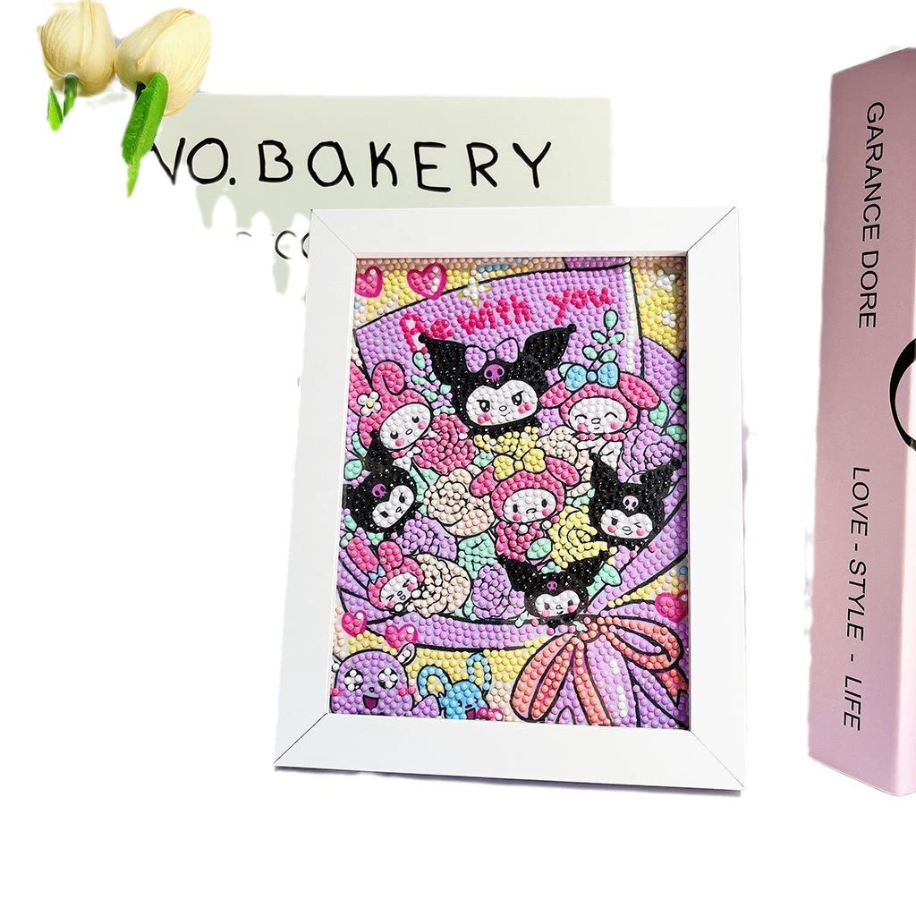 Куломи букет не raw diamond painting handmade DIY создание подарок на день рождения детский лучший друг счастья день рождения паста картина