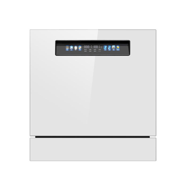 Cross-border English-only large-capacity full-automatic household European and US 110V ~ 220V embedded dishwasher