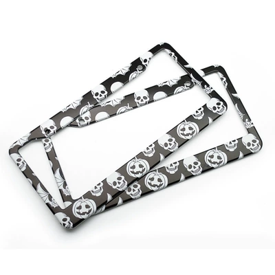 License plate holder/license plate holder: License Plate Frame American Halloween - xc-w160
