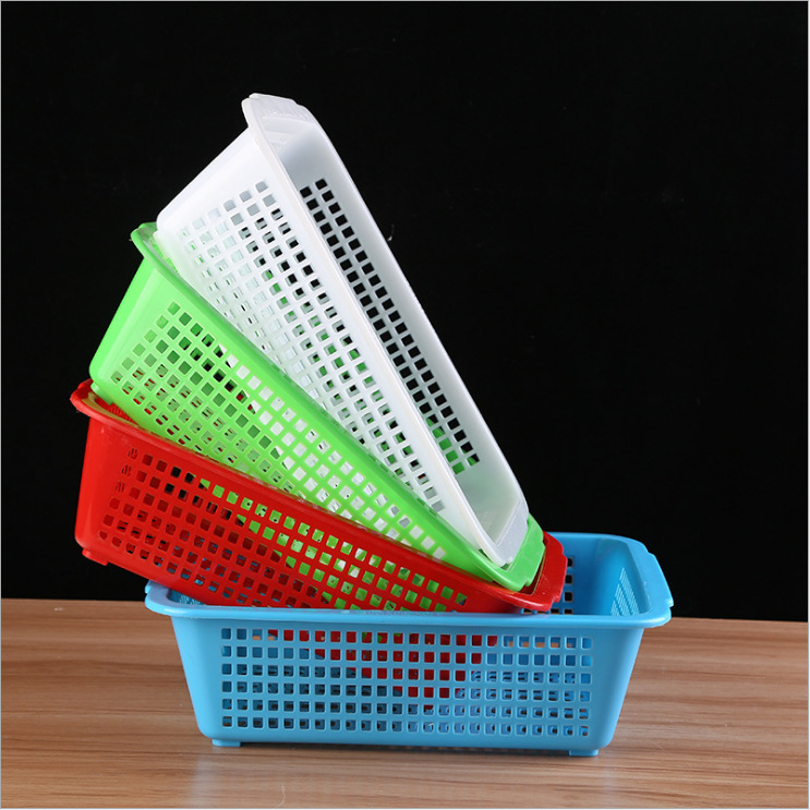 Plastic Basket for Washing Vegetables, Kindergarten Storage Basket, Kitchen Commercial Distribution Fruit Basket, Vegetable Basket, Vegetable Basin, Vegetable Washing Basin