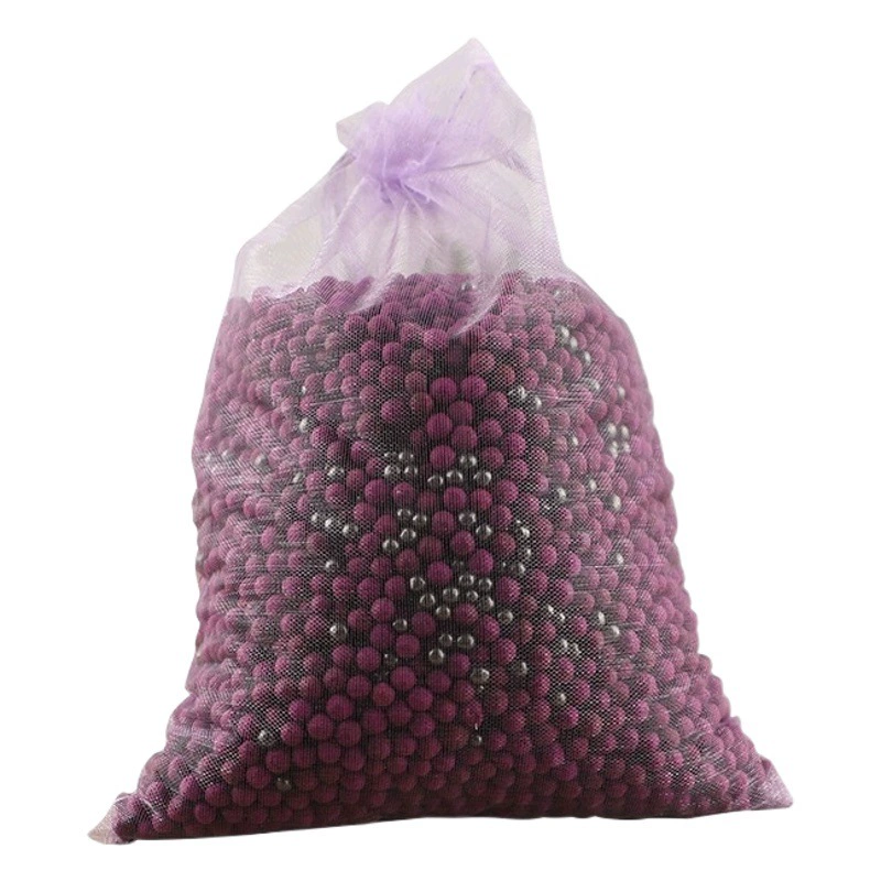 Шарики перманганата калия для удаления формальдегида, активированные мanganовые мешочки с бамбуковым углем для дезодорации новых автомобилей и новых домов, фиолетовые шарики с чернением.