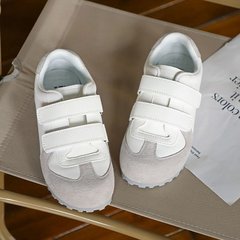 泡芙德训鞋女春2025新款平底休闲面包小白鞋子ins潮超火百搭小众
