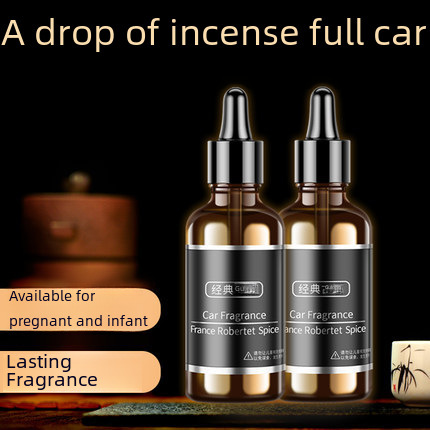 Car air freshener liquid, car fragrance, long-lasting light scent, 100ml, adds essential oil and fragrance beads