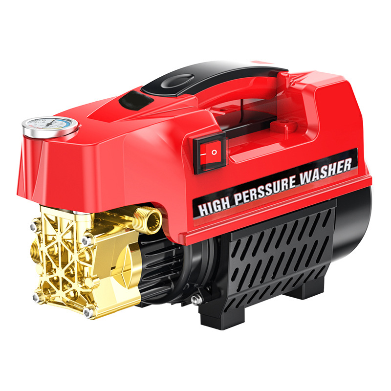 Car Washing Machine for Home Use 220V High-Pressure Water Pump Floor Cleaning Machine Electric Car Brush Self-Service Car Washing Device Washer