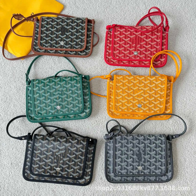 新品Goyard/戈雅信封包Plumet老花Y字满印woc邮差包单肩斜挎女包|undefined