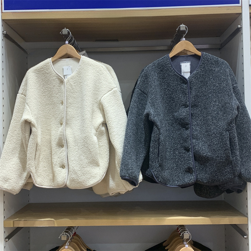 2024 New Autumn and Winter Women's Pure Color Imitation Cashmere Polar Fleece Casual Cardigan Long-Sleeved Warm Jacket 470139 2024 New Autumn and Winter Women's Pure Color Imitation Cashmere Polar Fleece Casual Cardigan Long-Sleeved Warm Jacket 470139