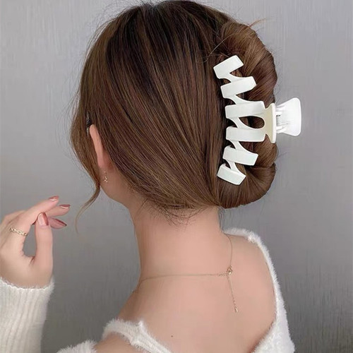 Internet celebrity shark hair clip for large hair volume, back of head grabbing hair clip,  new large size clip headwear, simple temperament
