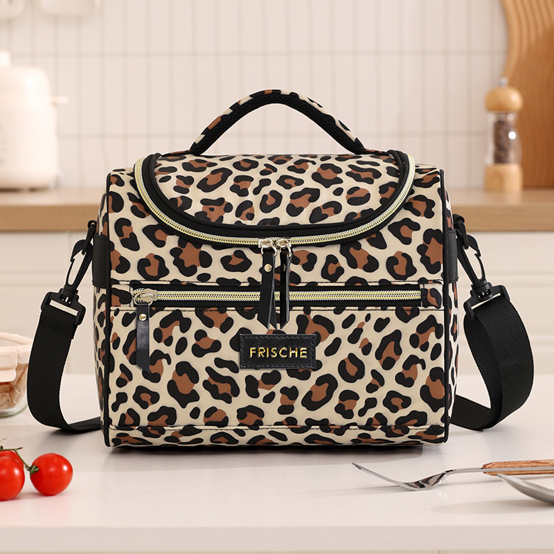 Runhui croissant tapa curva bolsa aislada de un solo hombro trabajador de oficina lonchera bolso estudiante lonchera bolsa de hielo para mantener fresco al aire libre