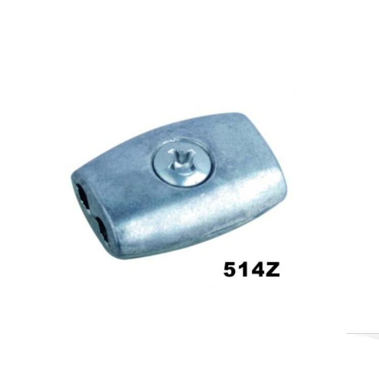 锌合金夹头电镀锌蛋形椭圆形夹头方形夹头线卡头钢丝绳夹头