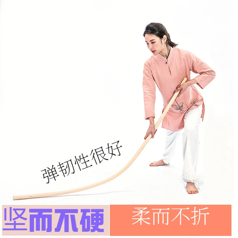 Белая палка для боевых искусств палка Шаолинь палка Ци Мэй палка Тай Чи палка