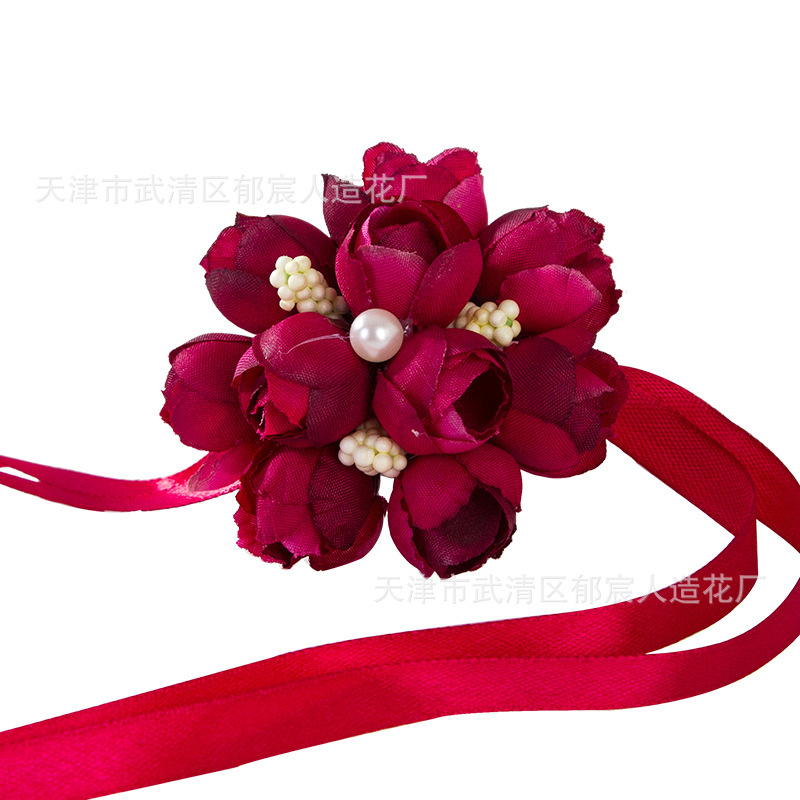 韓国式手首花卸売り結婚用品卸売り花嫁花嫁の手花姉妹団ダンス手花結婚祝い花|undefined