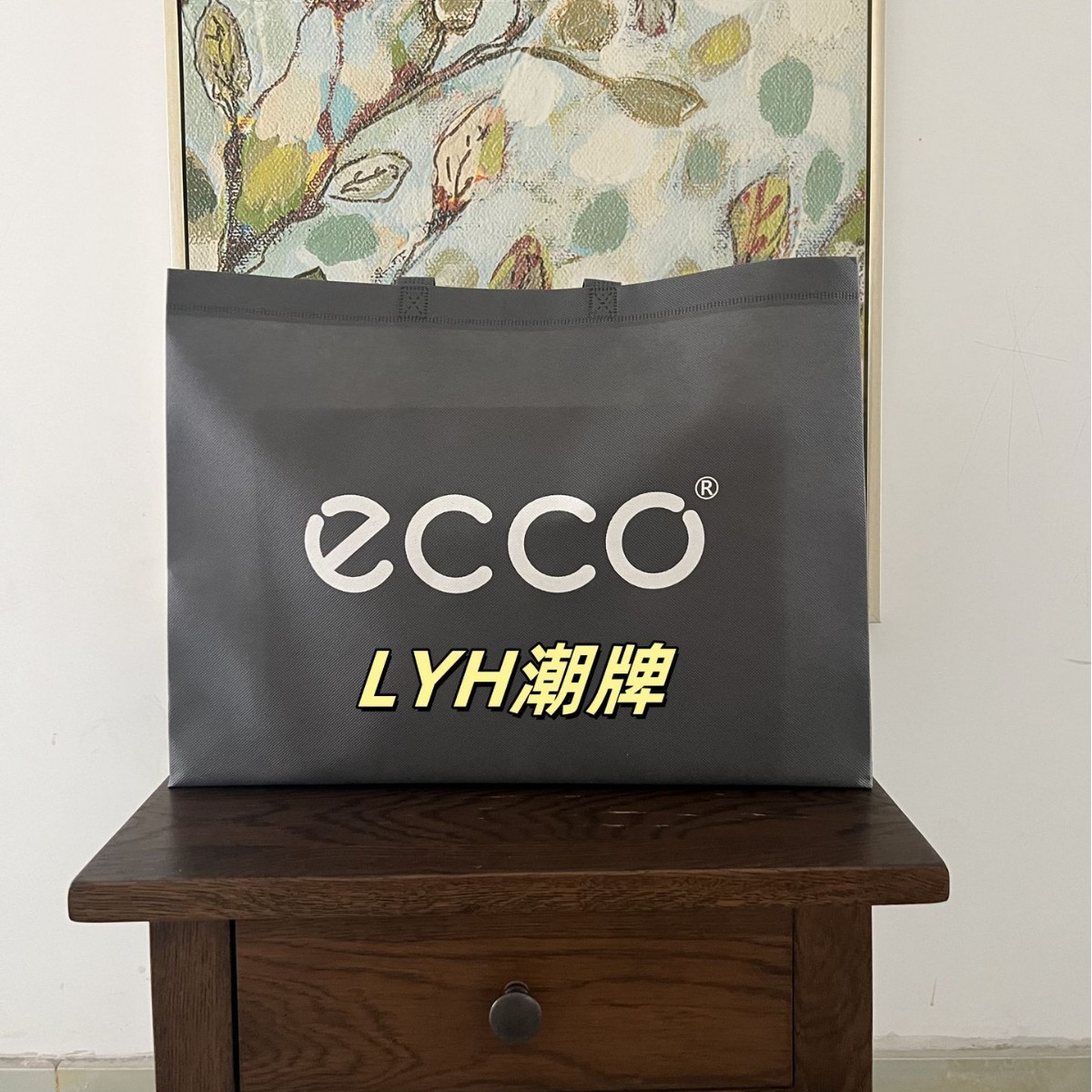 爱步手提袋ecco鞋盒鞋子购物袋爱家皮鞋专用包装袋礼品袋批发