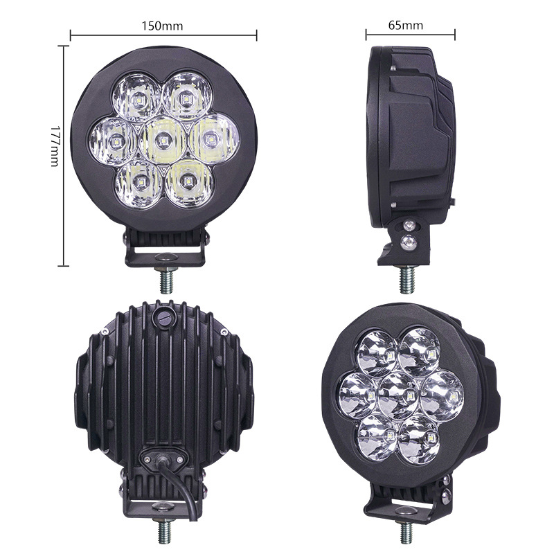 LED brillante de alta potencia carcasa de lámpara todoterreno carcasa de luz de automóvil carcasa de luz de techo carcasa de luz de automóvil accesorios de carcasa