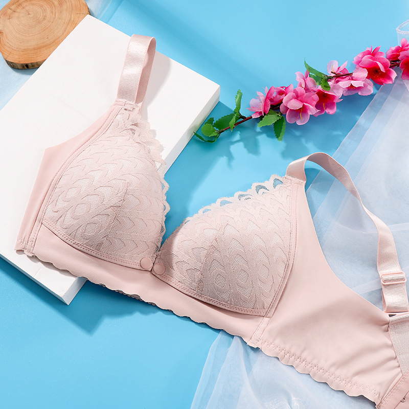 3399 new high elastic double-sided woven nursing bra seamless arbitrary cut seamless breathable sleep nursing pregnant women's underwear