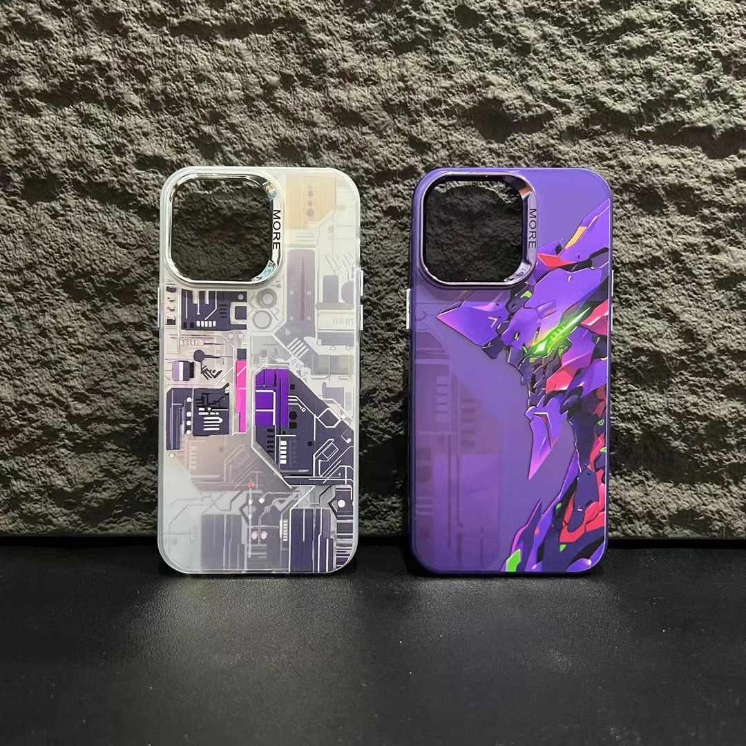 炫酷电镀彩银适用iPhone15pro手机壳高级感苹果14保护套13/12跨境