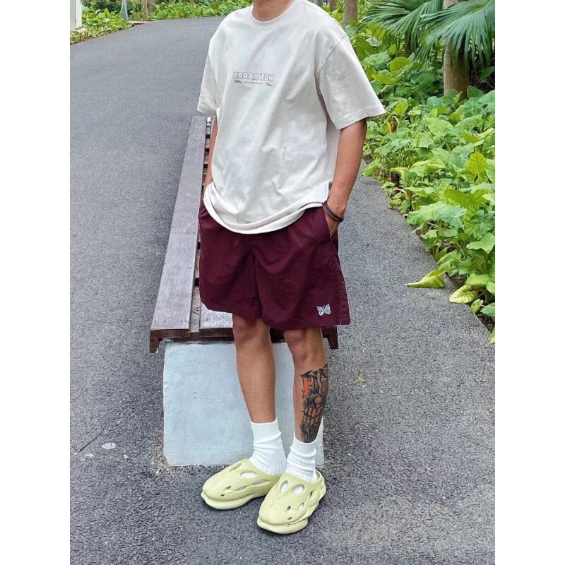 American Street Style Butterfly Embroidery Casual Shorts for Men, Summer Trendy Knee-Length Quick-Dry Loose Versatile Shorts American Street Style Butterfly Embroidery Casual Shorts for Men, Summer Trendy Knee-Length Quick-Dry Loose Versatile Shorts