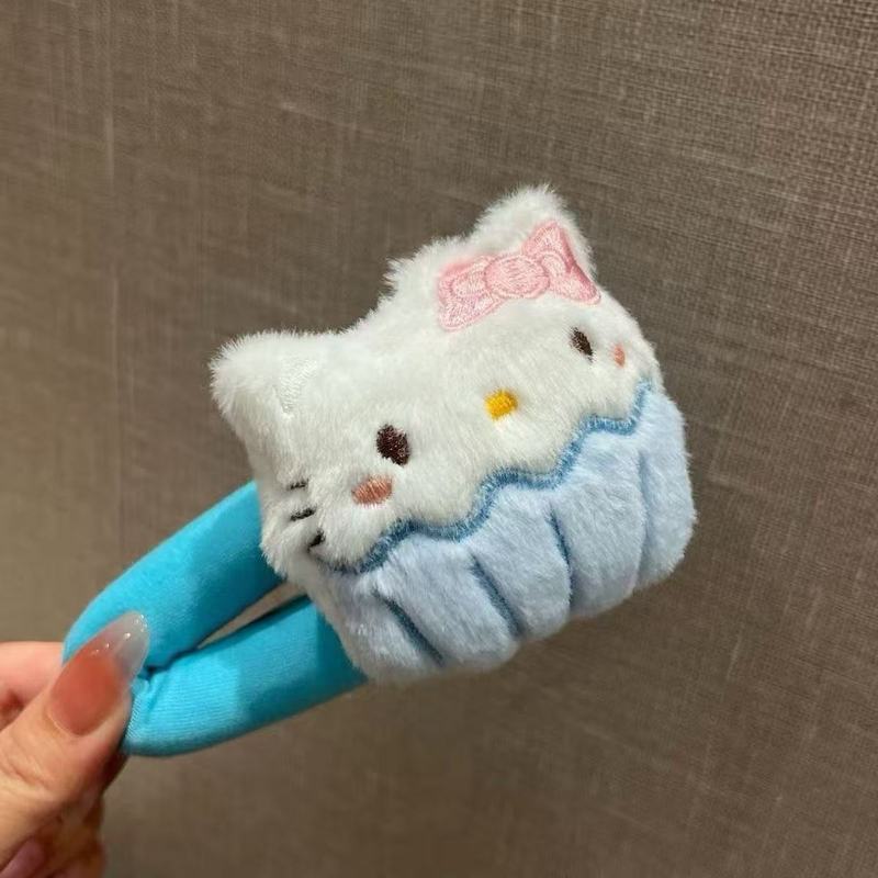 漫画人形ぬいぐるみレッサーパンダヘアピンサイドクリップ大型BBクリップヘアアクセサリーヘアピンメイクアップクリップぬいぐるみ|undefined