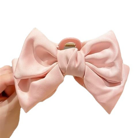 Черная двусторонняя крабья булавка с бантом, заколка для волос,hairpins, аксессуар для волос, акула, интернет-знаменитость, коллекция 2022