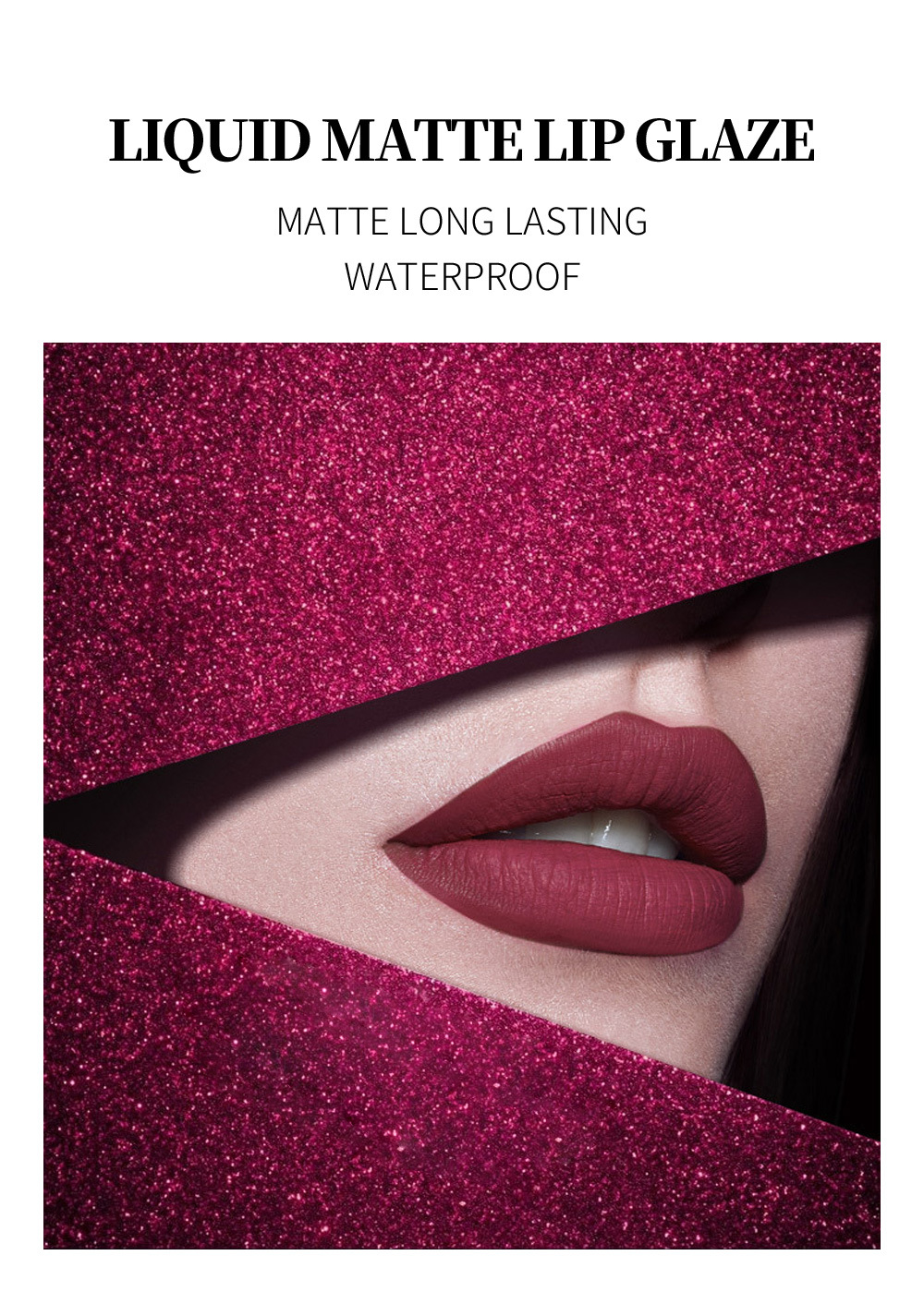 Luciu de buze mat catifelat Carina Makeup, care se estompează, tridimensional natural și de lungă durată, nu se lipește în cupă_voghion.com