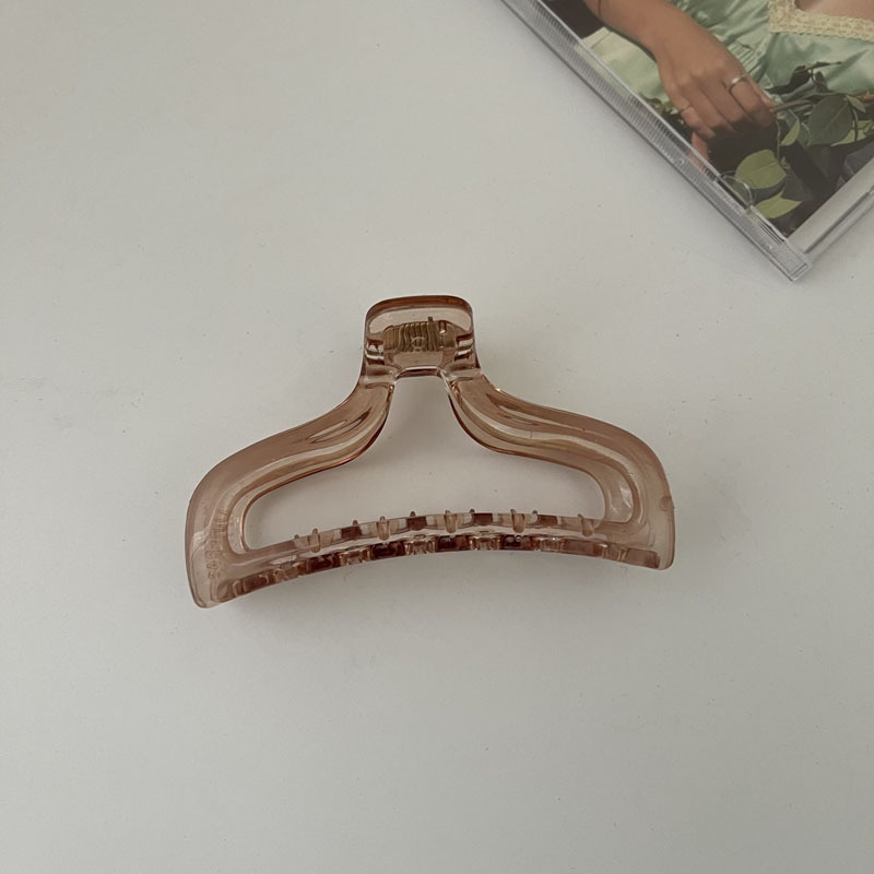 Rot und Braun gemischt clip sammlung einfache dame haar curler große zurück Löffel bad praktische clip clip_voghion.com