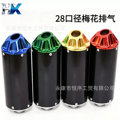 Off-Road Motorcycle Modification Parts Crf50 Exhaust Pipe 50-125 Small Dirt Bike Apollo Silencer Rear Section