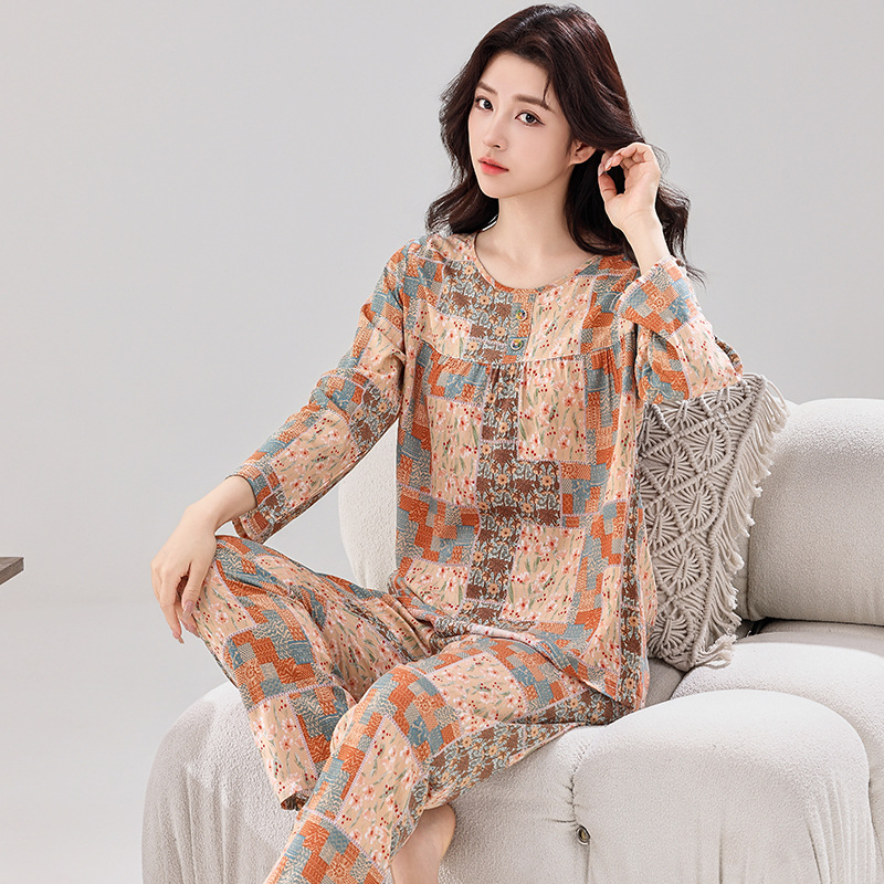 Digital plaid flower