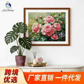布艺绣品;十字绣;钻石画、皮画