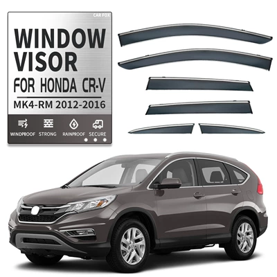 Rain shield – Honda Crv/Haoying Window - standard-packaging-without-logo-honda-crv-6pcs-mk4-rm-2012-2016-pc-rain-shield-with-bright-strips