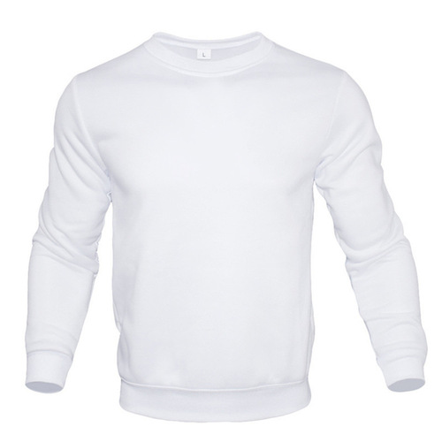 Men's Casual Round Neck Long Sleeve Hooded Sweatshirt Winter Fleece Insulated Jacket Pullover Sweatshirt Trendy Casual Versatile