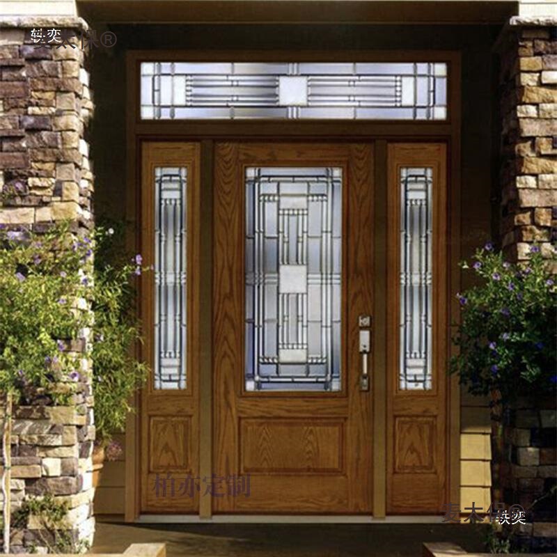 Villa-Style Entrance Door, Vintage Solid Wood Door, Natural Wood Door, Composite Door, Front Door, Glass Door, Back Door, Metabo