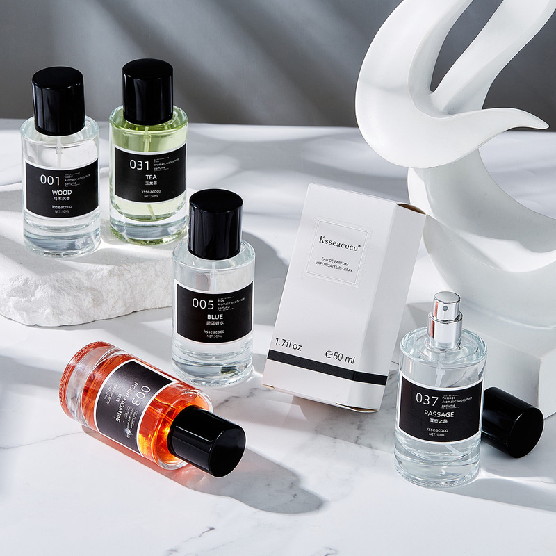 Ksseacoco Men's Perfume Live Broadcast Popular Long-Lasting Fragrance Blue Ebony Jade Dragon Tea Men's Gentleman Perfume