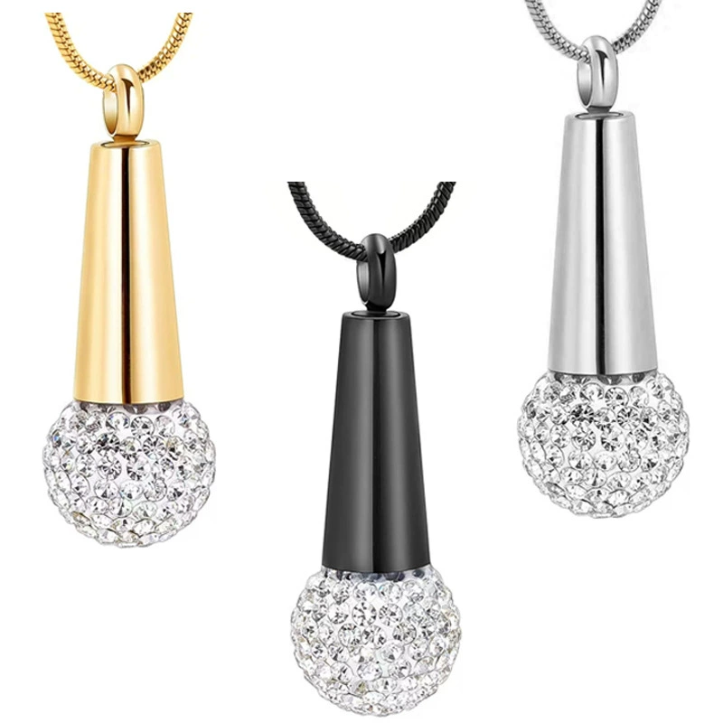 Новое памятное ожерелье AliExpress для праха питомца, Шамбала, подвеска-урна из нержавеющей стали, открывающийся флакон духов