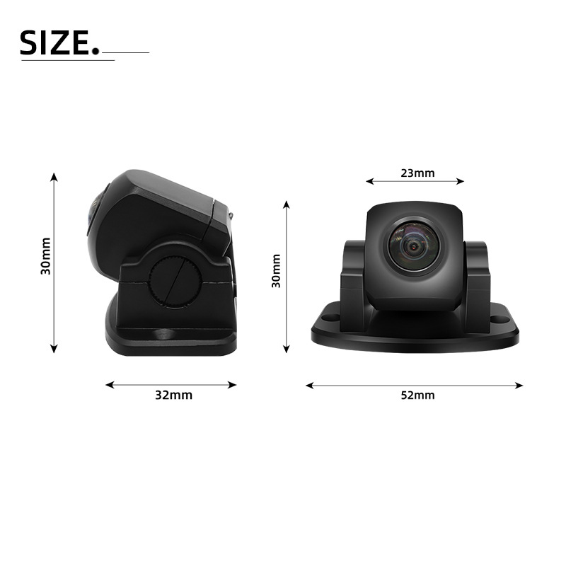 New Car Rearview Camera Starlight Night Vision Reversing Camera Ultra-Clear Hd Car Camera Dual Switching Function