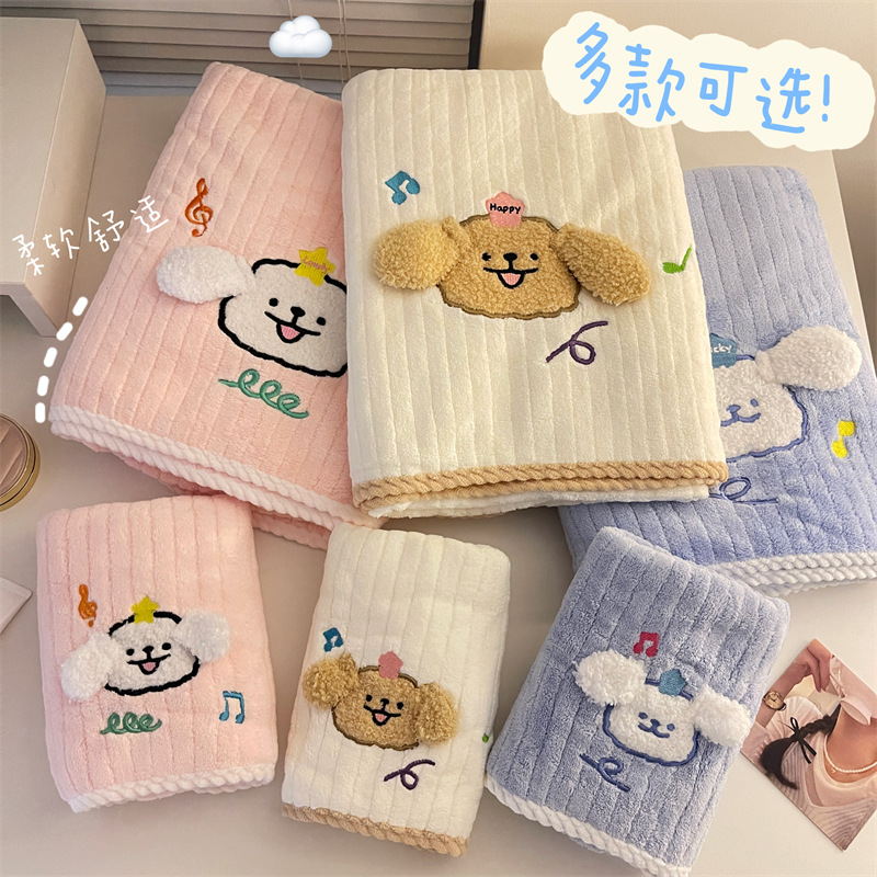 Nuevas toallas de baño de niñas súper absorción de agua secado rápido grosor sombrero de cabello seco toallas grandes lindas toallas de baño para adultos domésticos