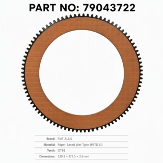 79043722  FIAT ALLIS 纸基湿式摩擦片93齿 PSTD SI OT93变速箱