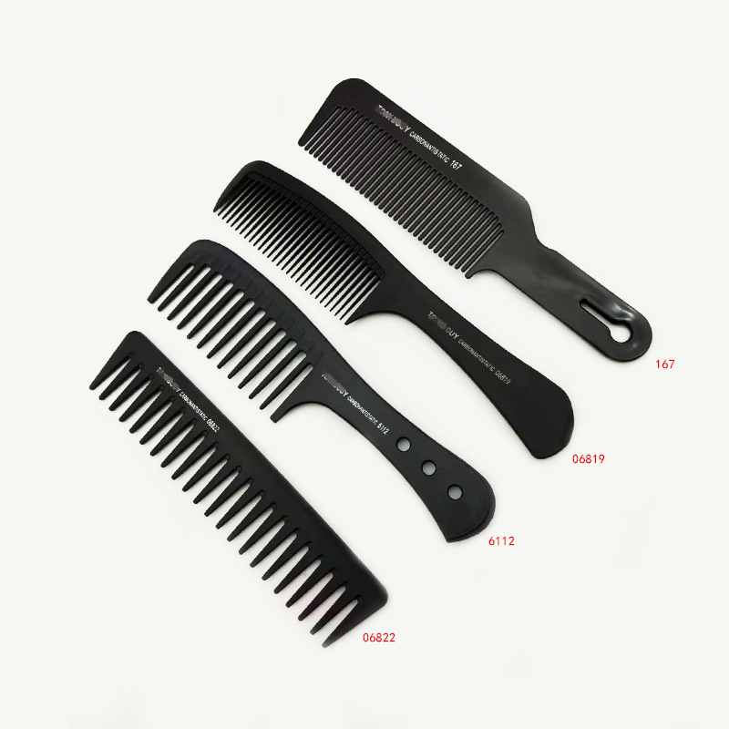 New Hairdressing and Hair Dyeing Comb Plastic Hair Cutting Tools Anti-Static Hairdressing Comb Hair Salon Plastic Needle Tail Comb Wholesale