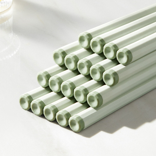 Chopsticks for household use, high temperature resistant, non-slip, anti-mold, one chopstick per person, high-looking alloy chopsticks, hotel kitchen tableware wholesale
