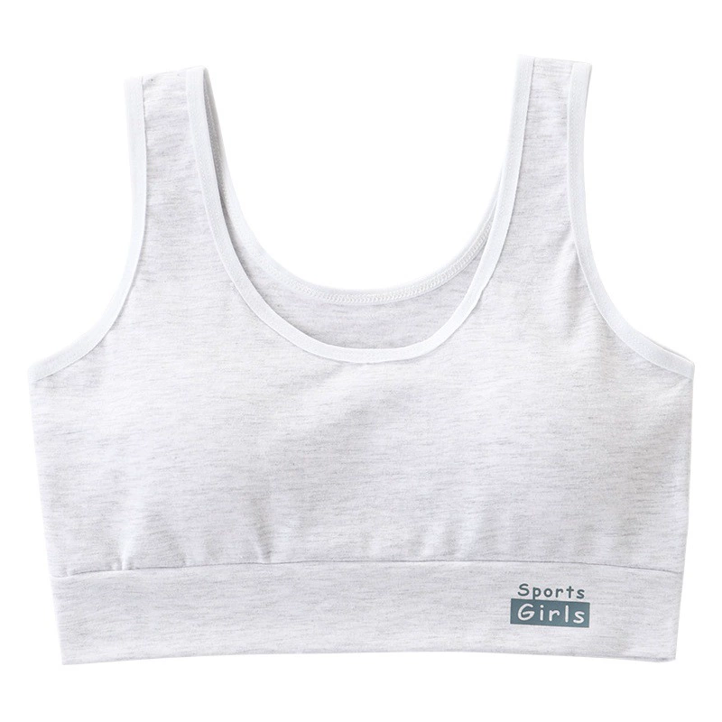 Детское нижнее белье для девочек в период развития, для учащихся начальной и средней школы, бюстгальтеры для девочек, детские хлопковые майки, топы-бандо для девочек